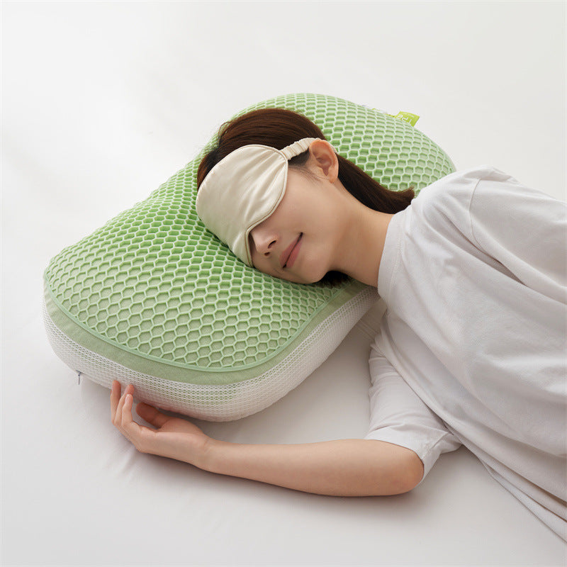 Honeycomb Cooling Memory Foam Pillow for Sleep Comfort Daily