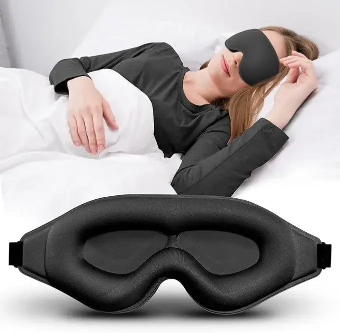 3D Contoured Sleep Eye Mask for Travel and Nap Light Block Vendula Care 8