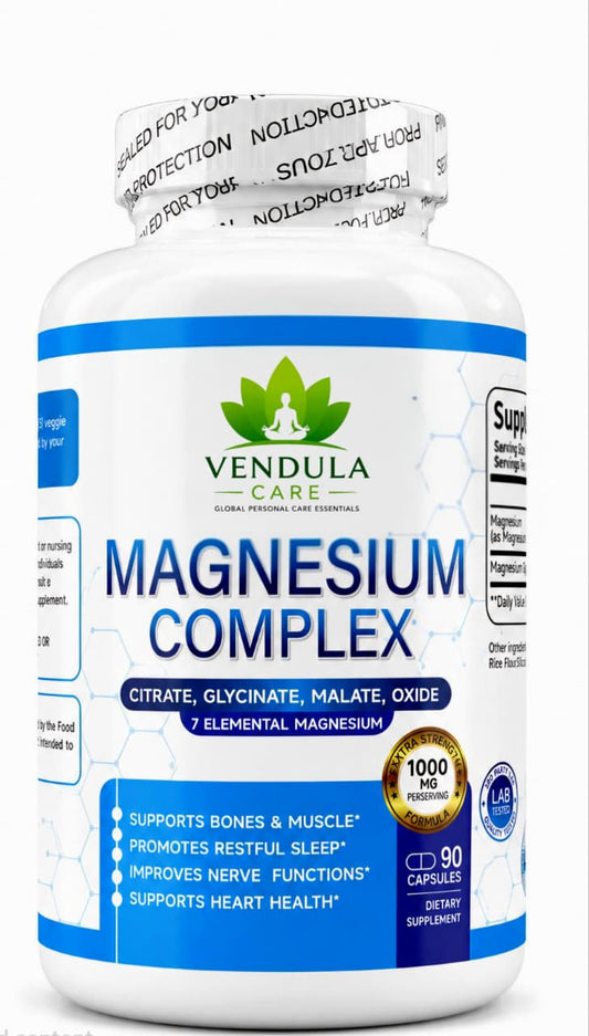Blood Sugar Magnesium Complex Capsules Daily Support Vendula Care 02