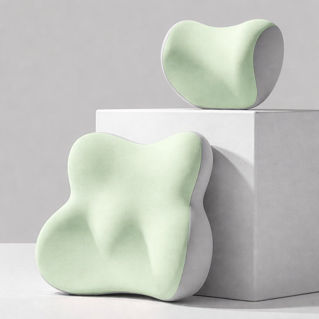 Car Lumbar and Neck Pillow Set for Back and Seat Support vendula Care 14