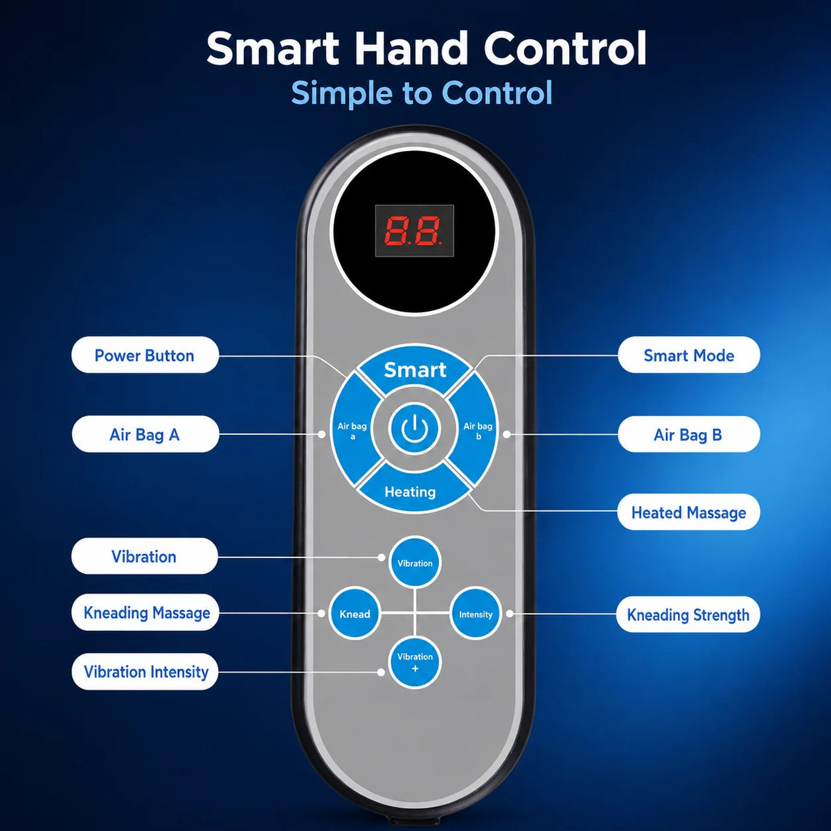 Electric Massage Cushion for Relaxation, Pain Relief & Comfort Vendula Care 07