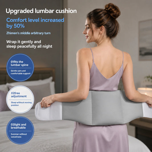 Ergonomic Lumbar Pillow for Sleeping Comfort & Back Support Vendula Care 02