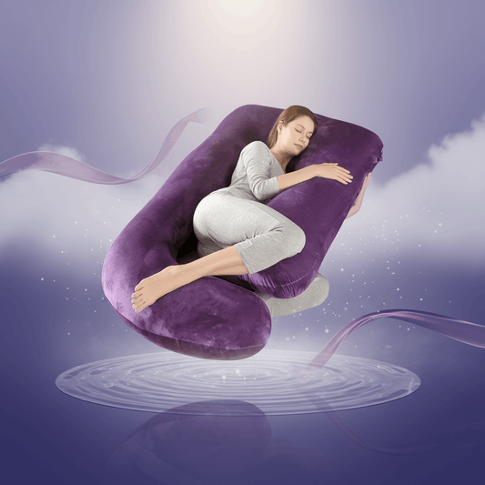 J-Shaped Maternity Pillow for Pregnancy and Side Sleeping Vendula Care 2