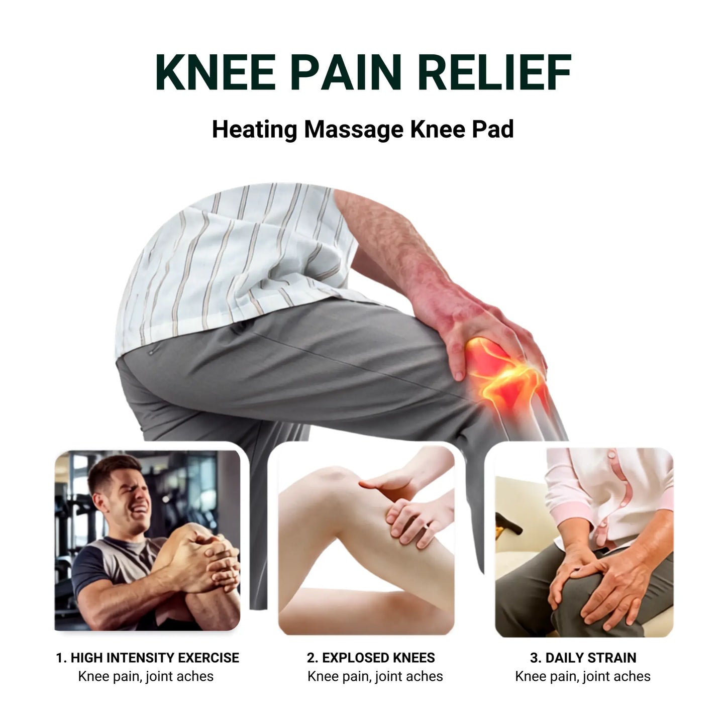 Knee Cover Massager with Heated Vibration for Joint Comfort Vendula Care 9