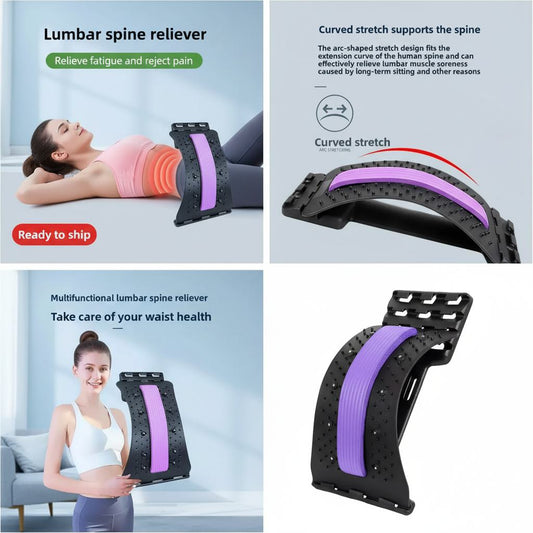Lumbar Spine Stretching Massage Cushion for Back Support Vendula Care 02