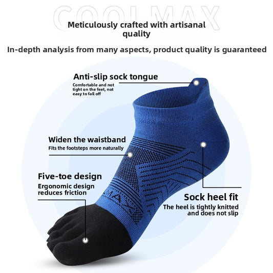 Men's Five Toe Running Socks for Comfort Performance Fit globalswanky 02