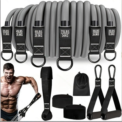 TPE Elastic Resistance Bands Set with Handles for Home Gym Vndula Care 11