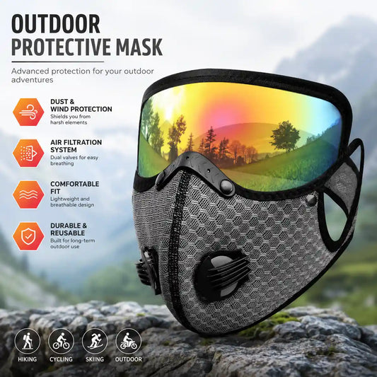 Windproof Dustproof Sports Mask for Running & Cycling Comfort Vendula Care 2