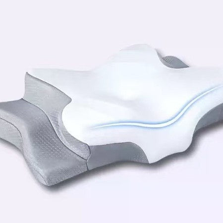 Memory Foam Butterfly Pillow for Neck Support and Comfort