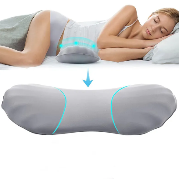 Memory Foam Lumbar Pillow for Lower Back Support Comfort