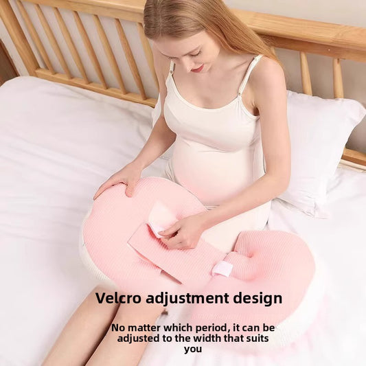 U-Shaped Maternity Pillow for Side Sleeping Support 2