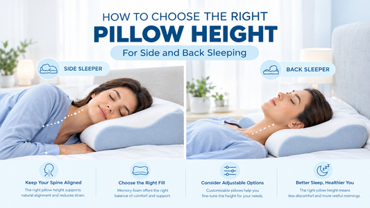 How to Choose the Right Pillow Height for Side and Back Sleeping