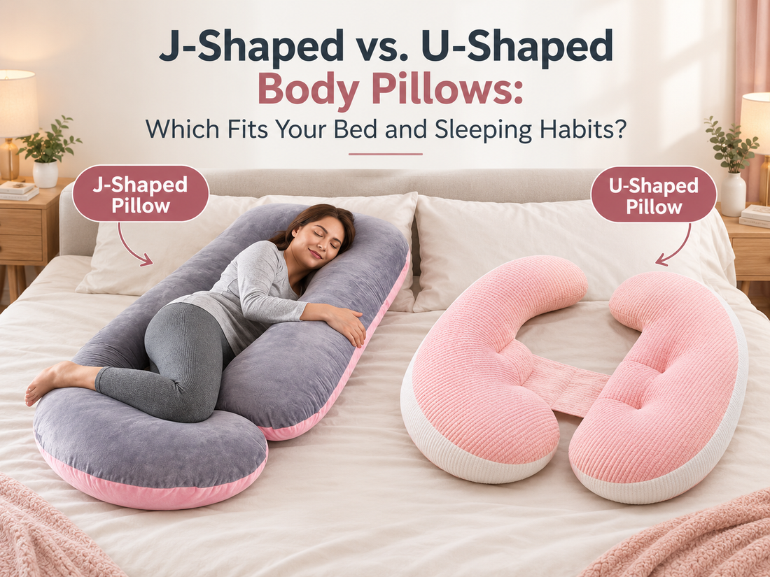 J-Shaped vs. U-Shaped Body Pillows: Which Fits Your Bed and Sleeping Habits?