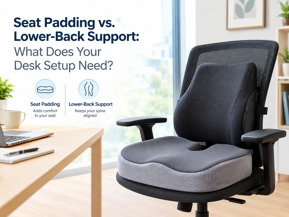 Seat Padding vs. Lower-Back Support: What Does Your Desk Setup Need?