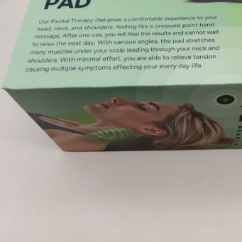 PU Cervical Pillow Massager for Neck Relaxation and Comfort