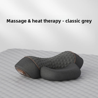Multifunctional Memory Foam Cervical Pillow with Heat Massage