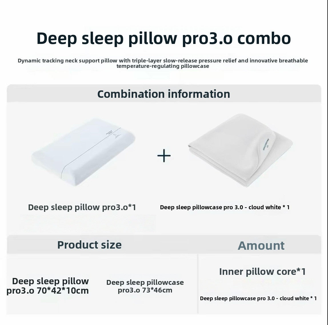 Ergonomic Memory Foam Support Pillow for Daily Comfort