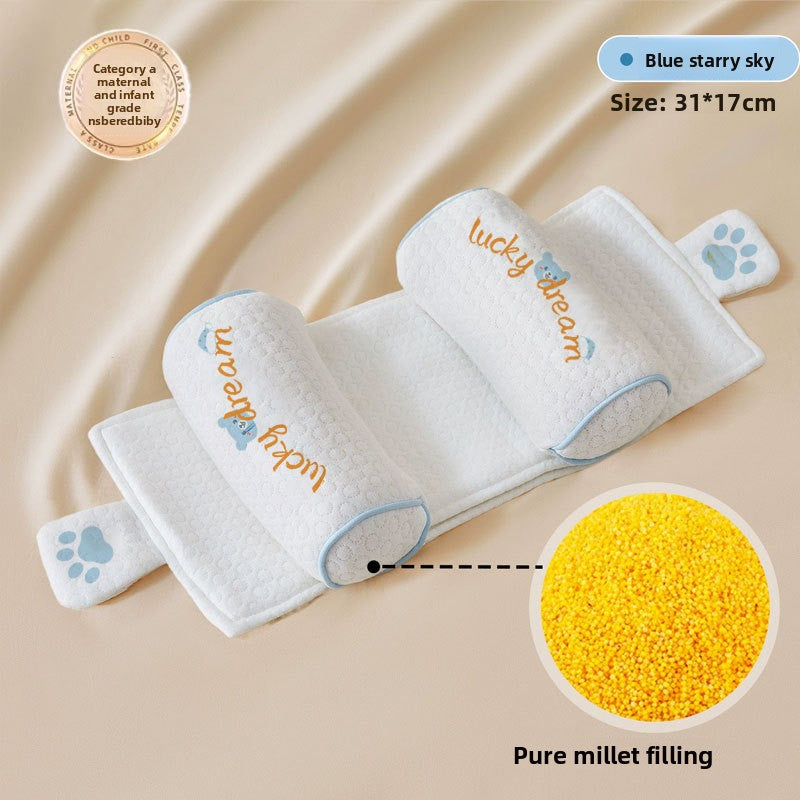 Infant Head Shaping Pillow for Gentle Baby Head Support Daily