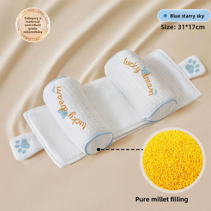 Infant Head Shaping Pillow for Gentle Baby Head Support Daily