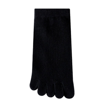 Women's Breathable Cotton Five Toe Socks for Comfort Fit