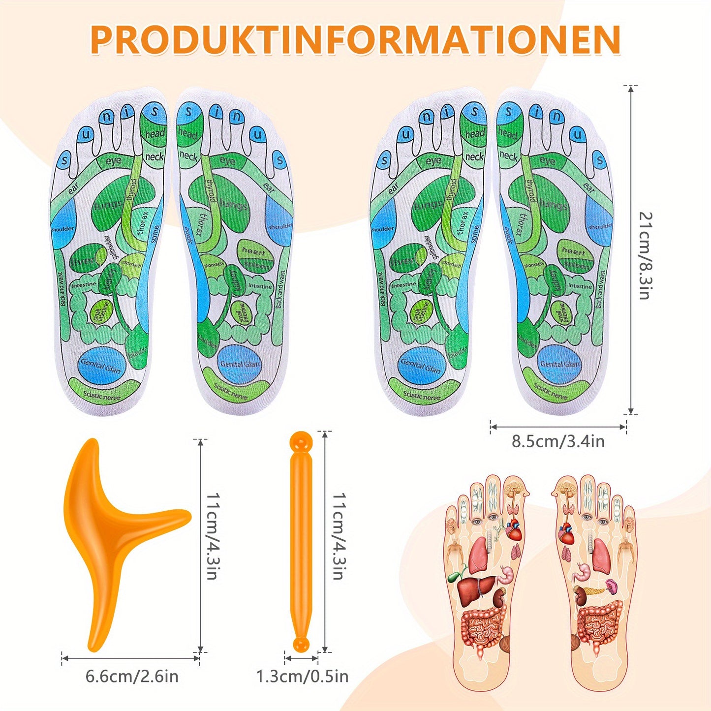 Reflexology Socks Set 2