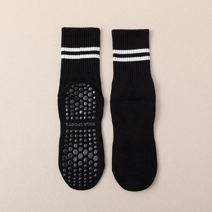 Non Slip Yoga Socks with Five Toe Design for Better Grip Fit