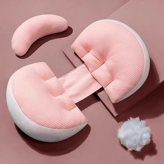 U-Shaped Maternity Pillow for Side Sleeping Support 1