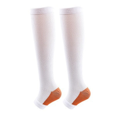 Open Toe Compression Socks Elastic Sports Socks Men Women