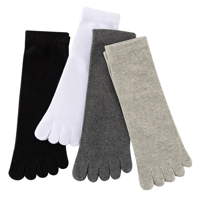 Mens Five Toe Breathable Sports Socks for Daily Comfort Fits