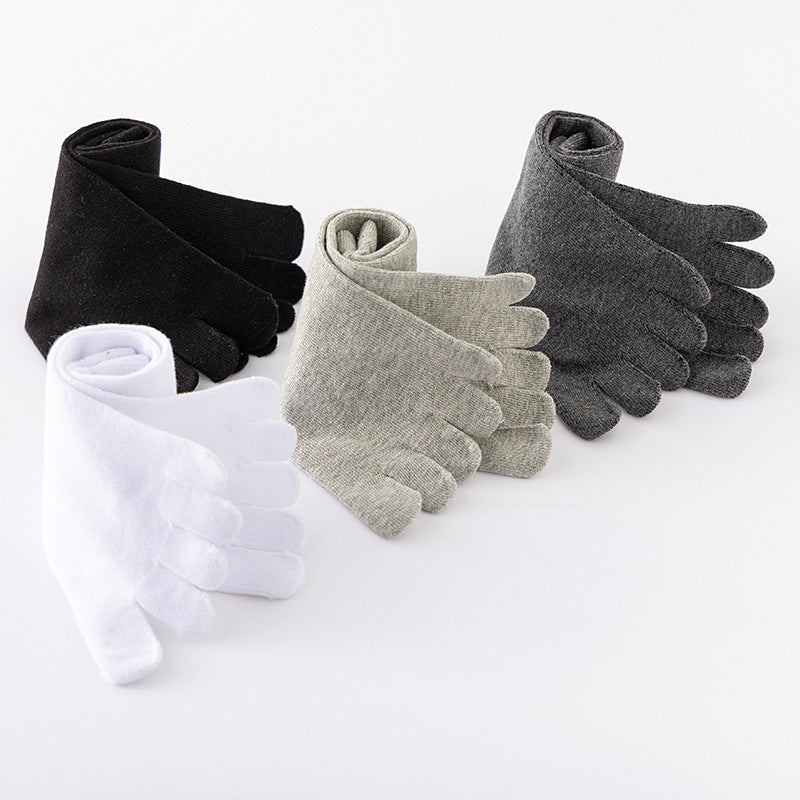 Mens Five Toe Breathable Sports Socks for Daily Comfort Fits