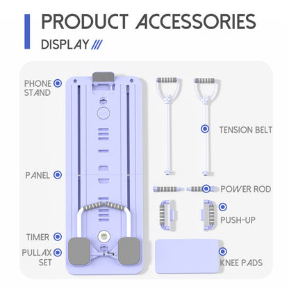 Foldable 4-in-1 Fitness Abdominal Board with Accessories 4