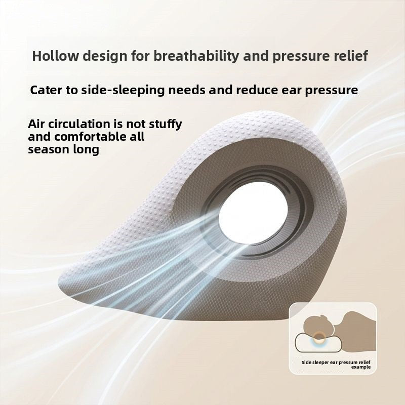 U-Shaped Cervical Massage Pillow with Acupressure Relief Aid