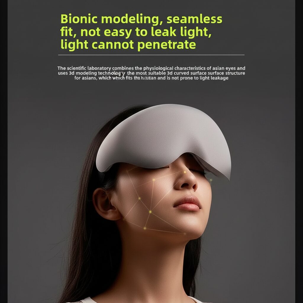 3D Blackout Sleep Eye Mask with Zero Eye Pressure Design vendula Care 7