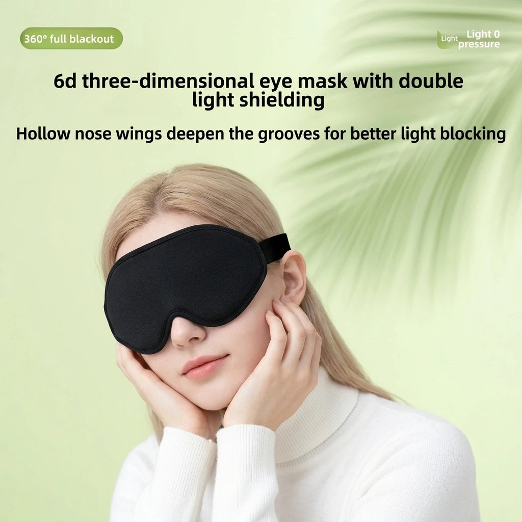 3D Contoured Sleep Eye Mask for Total Blackout & Comfort Vendula Care (3)