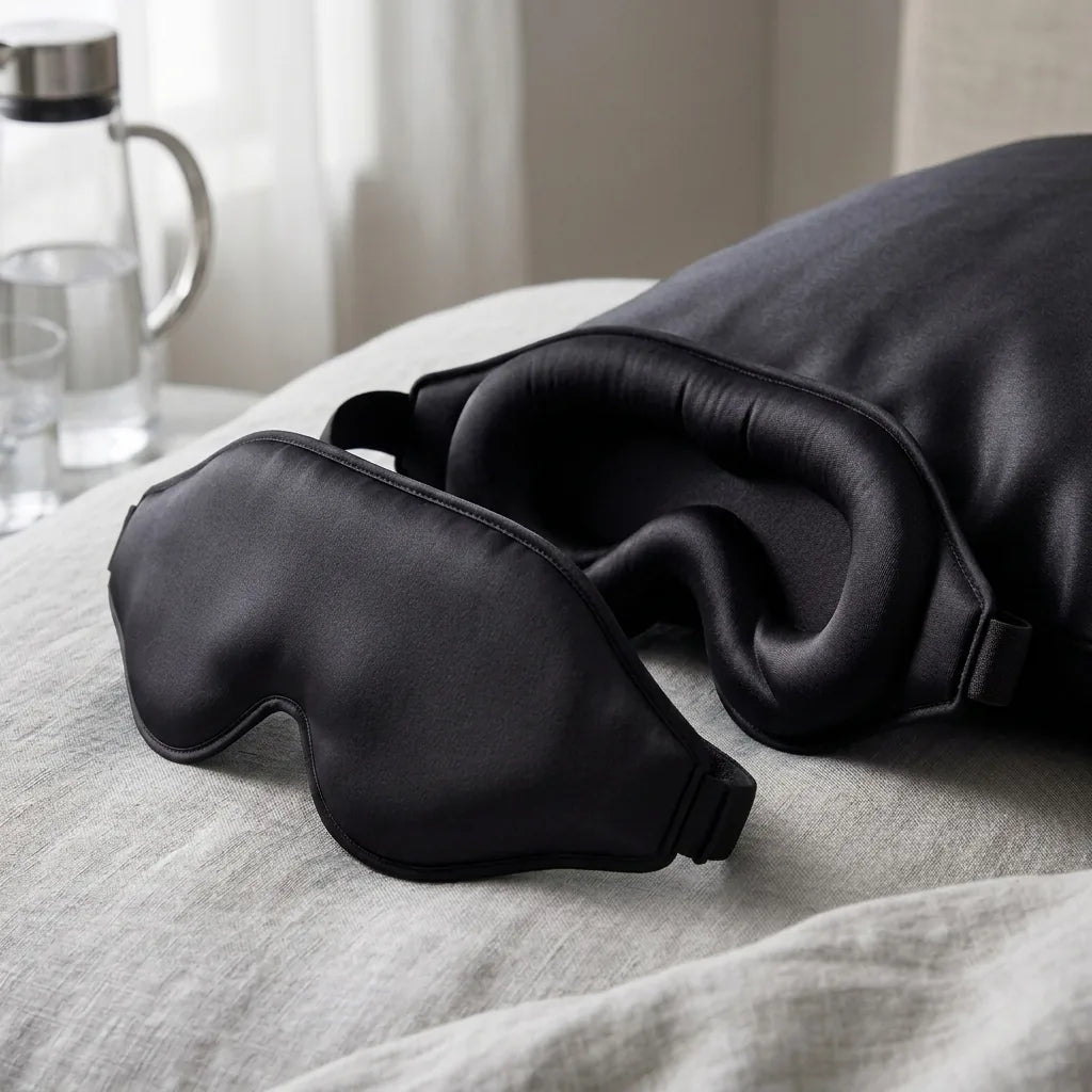 3D Contoured Sleep Eye Mask for Total Blackout & Comfort Vendula Care (7)