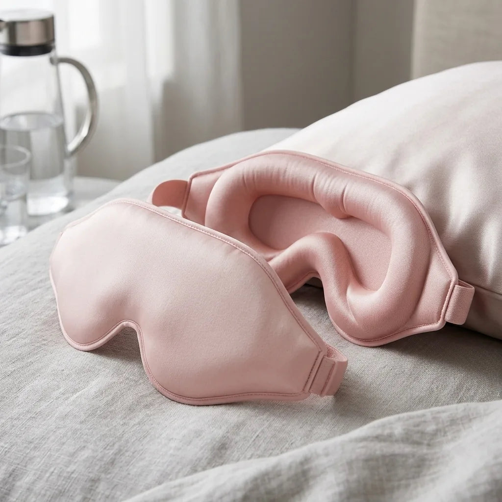 3D Contoured Sleep Eye Mask for Total Blackout & Comfort Vendula Care (8)