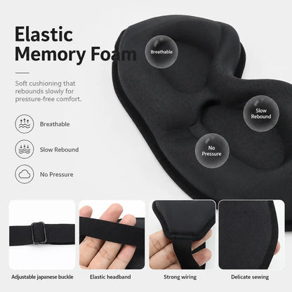3D Eye Mask with Stereo Light-Blocking for Restful Sleep Vendula Care 7