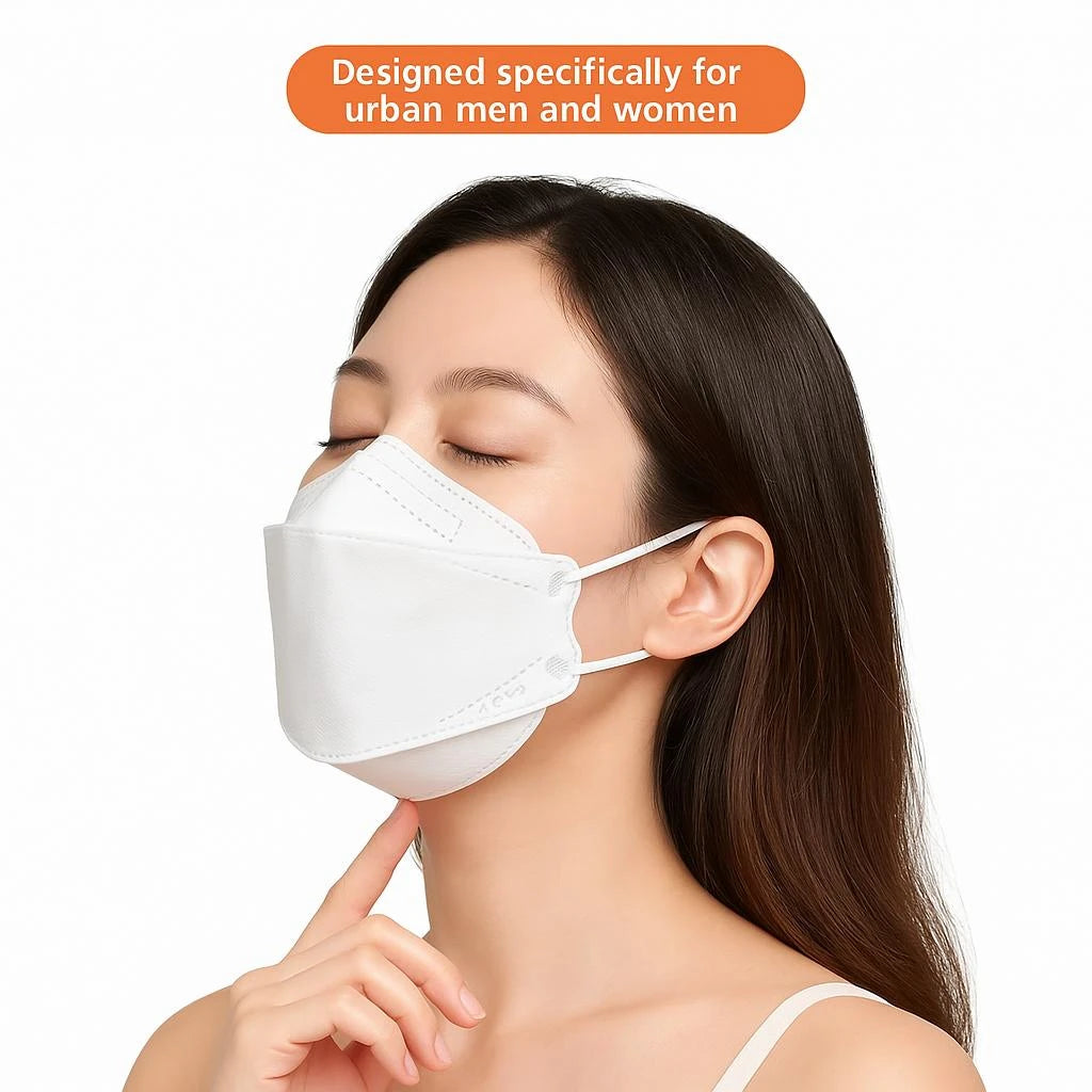 3D Fish Shape KN95 Face Mask for Adults, Soft & Breathable Vendula Care 1
