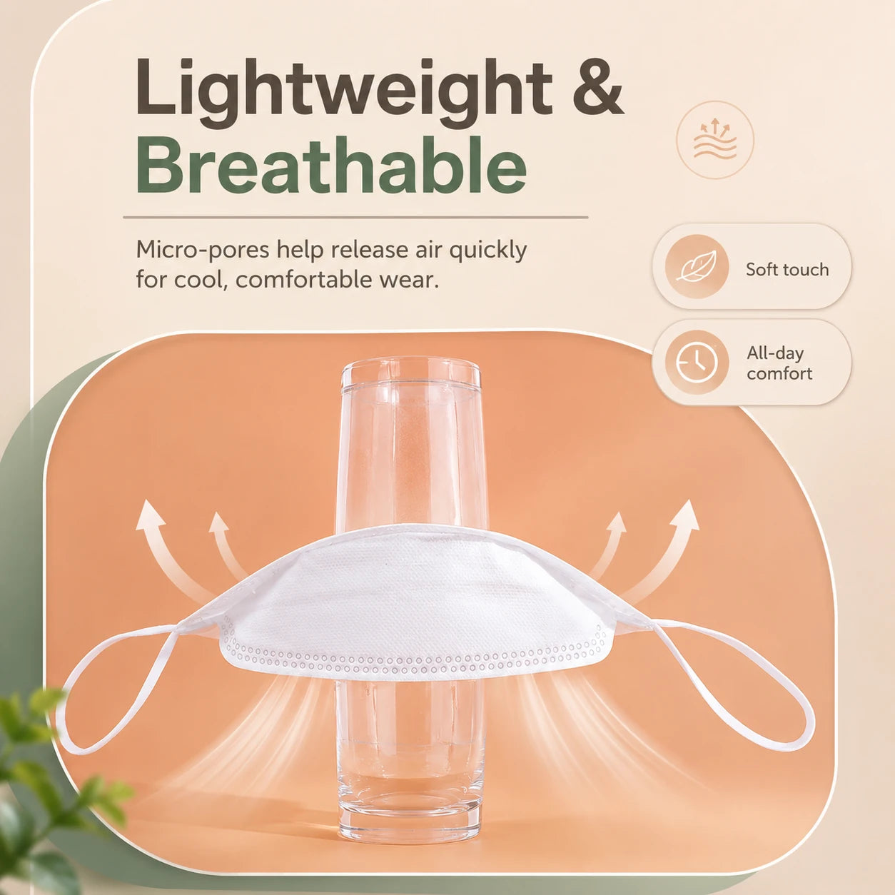 3D Fish Shape KN95 Face Mask for Comfortable All Day Wear Vendula Care 4