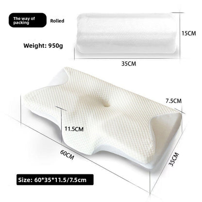 Butterfly Shape Memory Foam Cervical Pillow for Neck Support