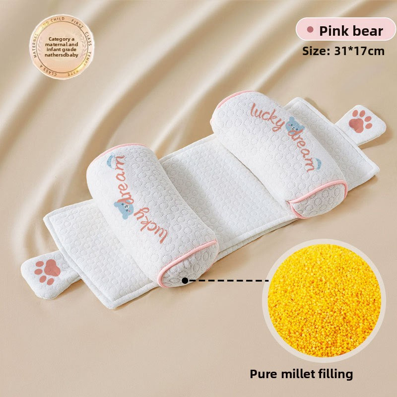 Infant Head Shaping Pillow for Gentle Baby Head Support Daily