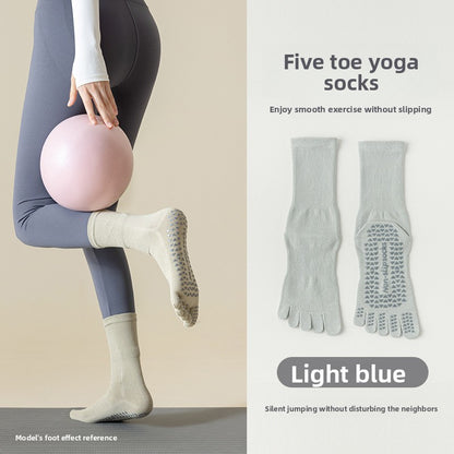 Non Slip Yoga Five Toe Socks for Better Grip Comfort Fit