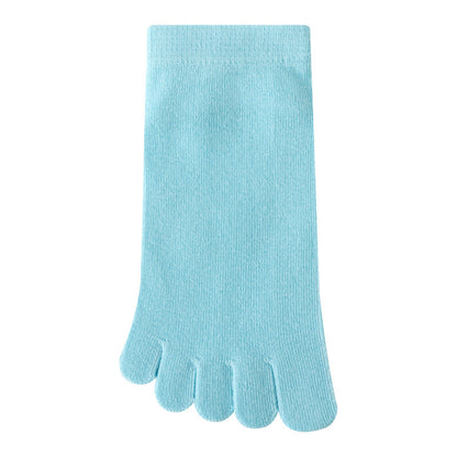 Women's Breathable Cotton Five Toe Socks for Comfort Fit