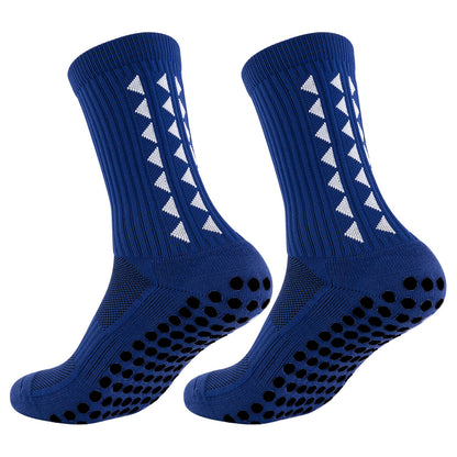 Men's Sports Socks Mid Calf Non Slip Running Socks Comfort