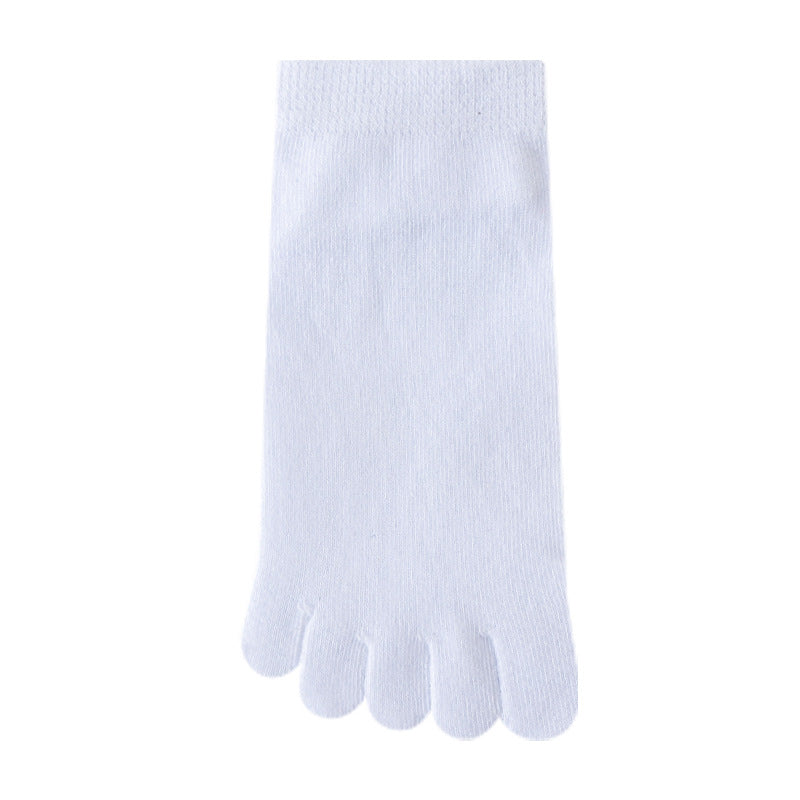 Women's Breathable Cotton Five Toe Socks for Comfort Fit