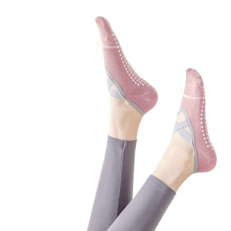 Women's Non Slip Yoga Socks with Silicone Grip Comfort Fit