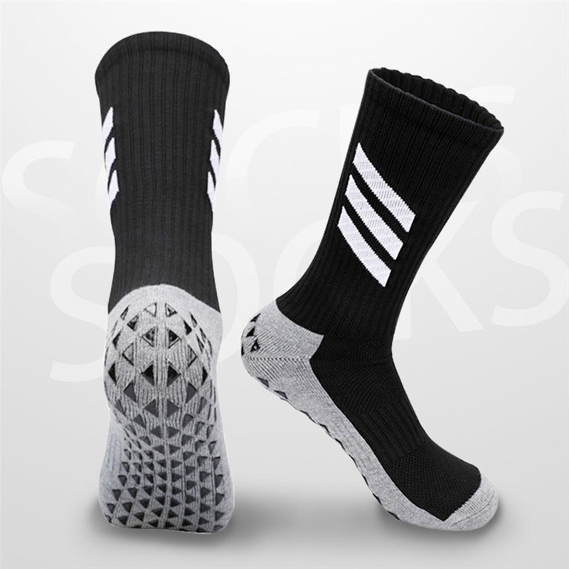 Athletic Football Socks with Silicone Grip Comfort Fit Daily