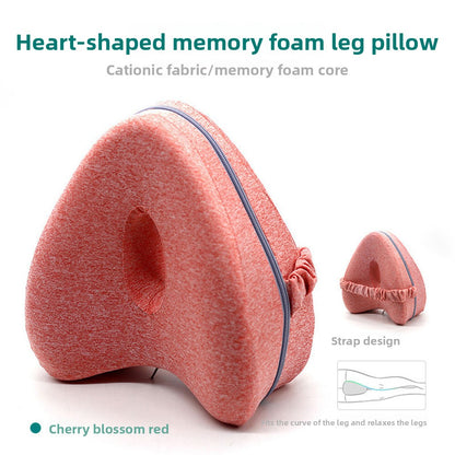 Memory Foam Leg Support Pillow for Knee Hip Comfort Sleep