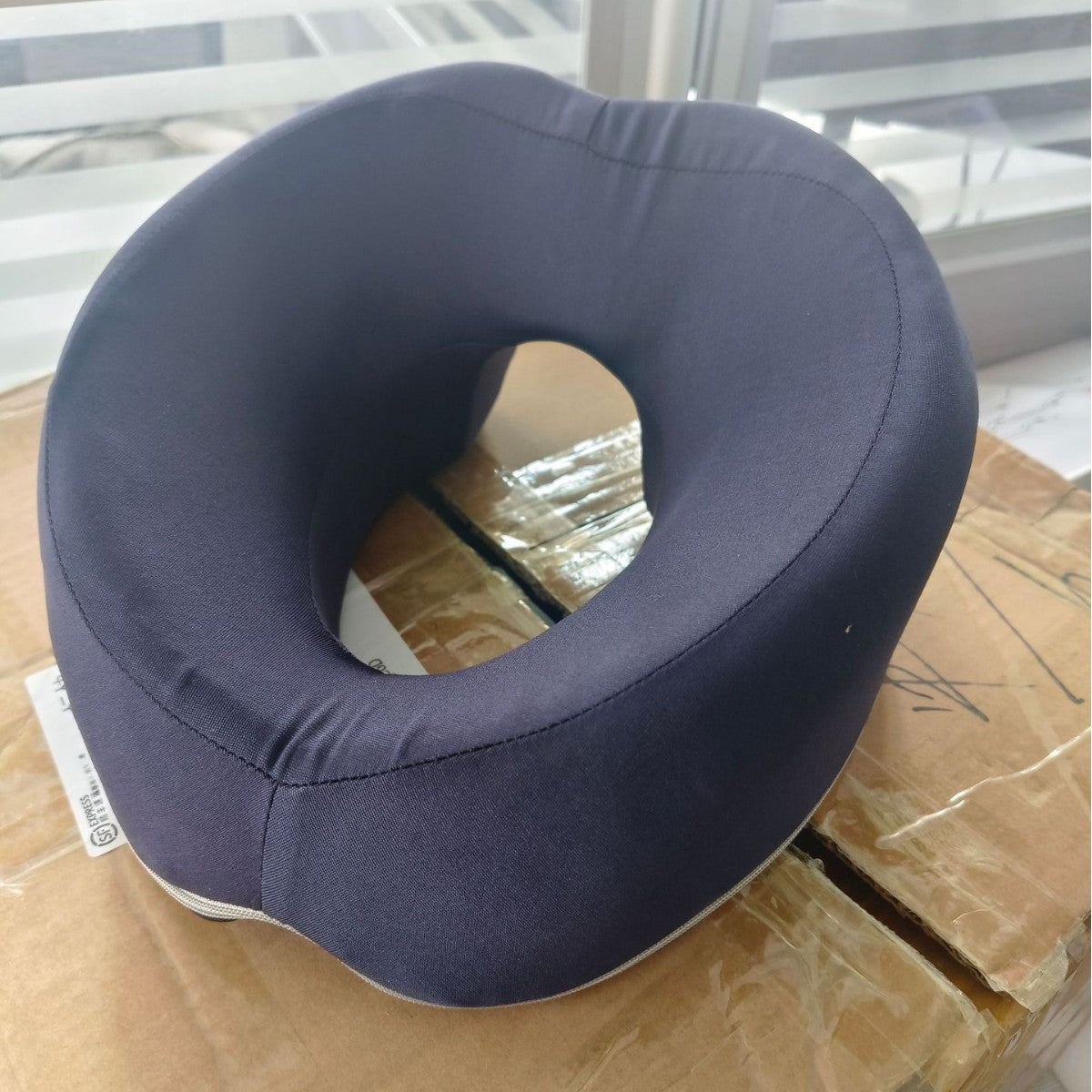 O-Shaped Memory Foam Face Pillow for Massage and Home Use
