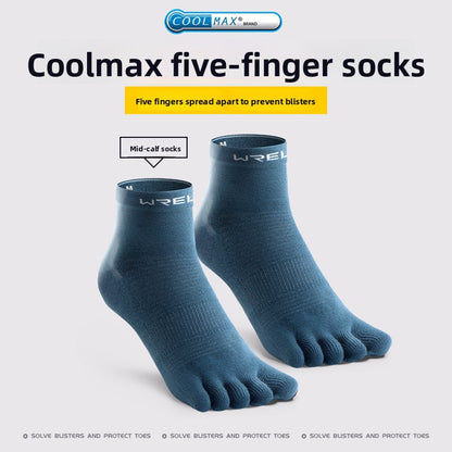 Professional Five Toe Running Socks Comfort Performance Fit